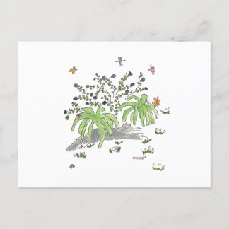 薮の下のマウイの皮 案内ポストカード