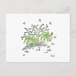 薮の下のマウイの皮 案内ポストカード