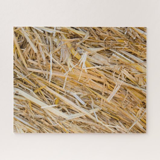 藁の背景 ジグソーパズル (横)