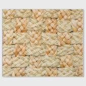 藁の自然組織  ラッピングペーパー (フラット)