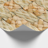 藁の自然組織  ラッピングペーパー (角)