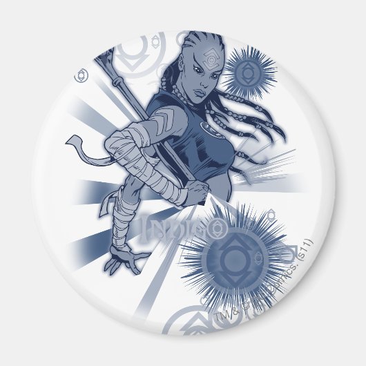 藍族10 マグネット (正面)