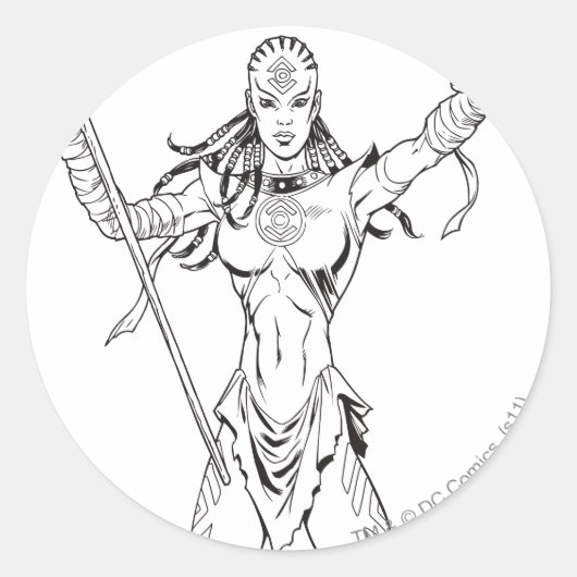 藍族6 ラウンドシール (正面)