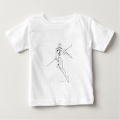 藍族8 ベビーTシャツ (正面)