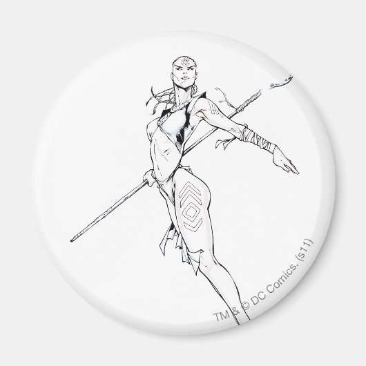 藍族8 マグネット (正面)