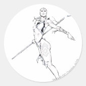 藍族8 ラウンドシール (正面)