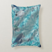 藍染みが落ちる アクセントクッション (正面(垂直))