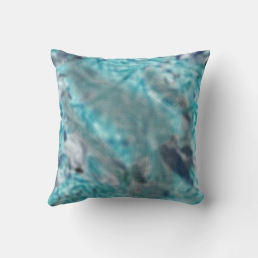 藍染み クッション (裏面)