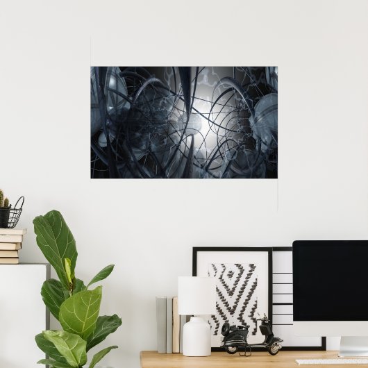 藍染 ポスター (ホームオフィス)