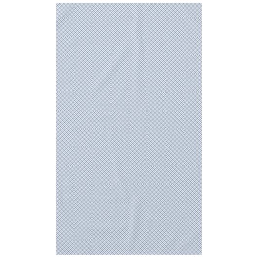 藍色そして白くプレッピーな点検のテーブルクロス テーブルクロス (正面)