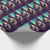 藍色で墜落 ラッピングペーパー (角)