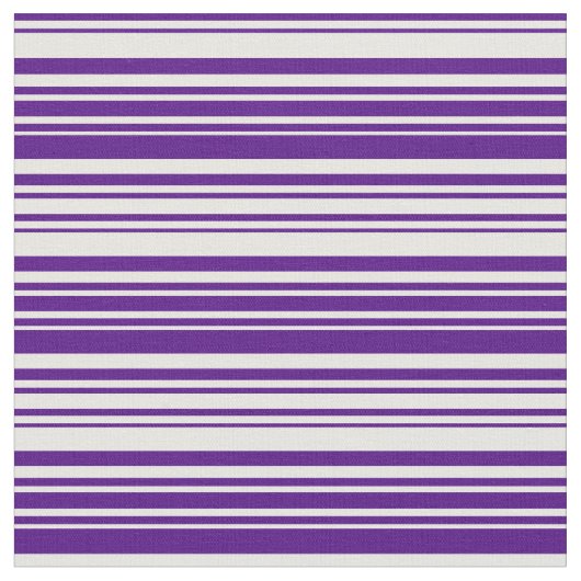 藍色と白の線のパターン ファブリック (クローズアップ)