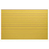 藍色と黄色の裏地模様 ファブリック (ヤード)