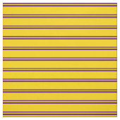 藍色と黄色の裏地模様 ファブリック (見本)