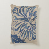 藍色のママ アクセントクッション (裏面(縦))