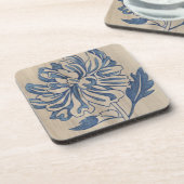 藍色のママ コースター (左側)