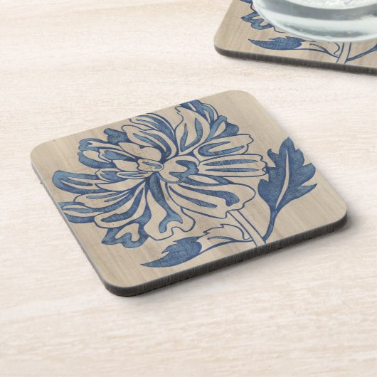 藍色のママ コースター (左側)