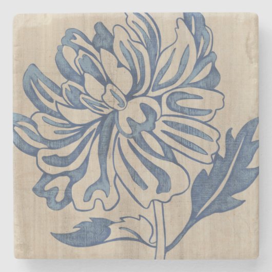 藍色のママ ストーンコースター (正面)