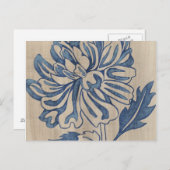 藍色のママ ポストカード (正面/裏面)