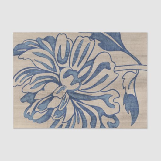 藍色のママ 薄葉紙 (正面)