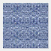 藍色の波小紋 壁紙 (正面)