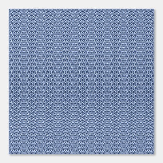 藍色の波小紋 壁紙 (正面)