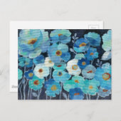 藍色の花 ポストカード (正面/裏面)