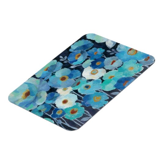 藍色の花 マグネット (左側)