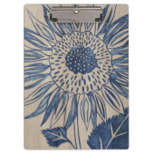 藍色ひまわり クリップボード (正面)