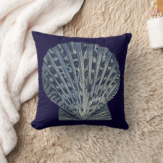 藍貝八号 クッション (ブランケット)