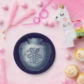 藍貝殻III ペーパープレート (パーティー)