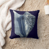 藍貝類 クッション (ブランケット)