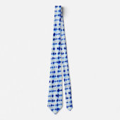 藍青しぼり ネクタイ (正面)