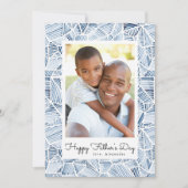 藍青の水彩写真父の日 (正面)