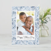 藍青の水彩写真父の日 (スタンド正面)