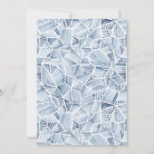 藍青の水彩写真父の日 (裏面)