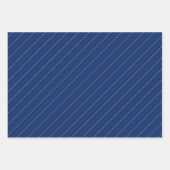 藍青エレガント色の美しい白鳥 ラッピングペーパーシート (正面2)