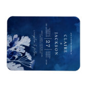 藍青結婚植物薬 マグネット (横)