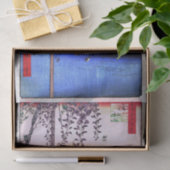 藤とアーチ橋、広重 薄葉紙 (ギフト)