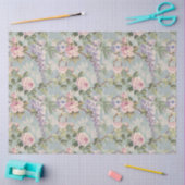 藤とバラティッシュペーパー 薄葉紙 (クラフト)