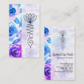 *~*藤とバラ涅槃花の道 名刺 (正面/裏面)