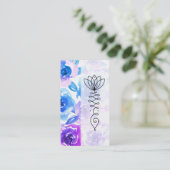 *~*藤とバラ涅槃花の道 名刺 (スタンド正面)