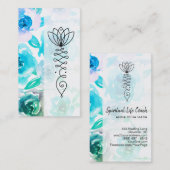 *~*藤とバラ花涅槃の道 名刺 (正面/裏面)