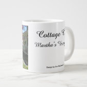 藤とロッキングチェア – Martha's Vineヤード ジャンボコーヒーマグカップ (正面右)