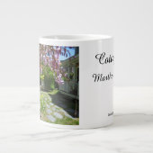 藤とロッキングチェア – Martha's Vineヤード ジャンボコーヒーマグカップ (正面)