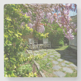 藤とロッキングチェア – Martha's Vineヤード ストーンコースター