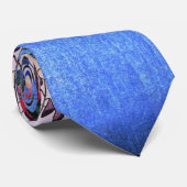 藤と太鼓橋・広重藤・アーチ橋・広重 ネクタイ (ロール)