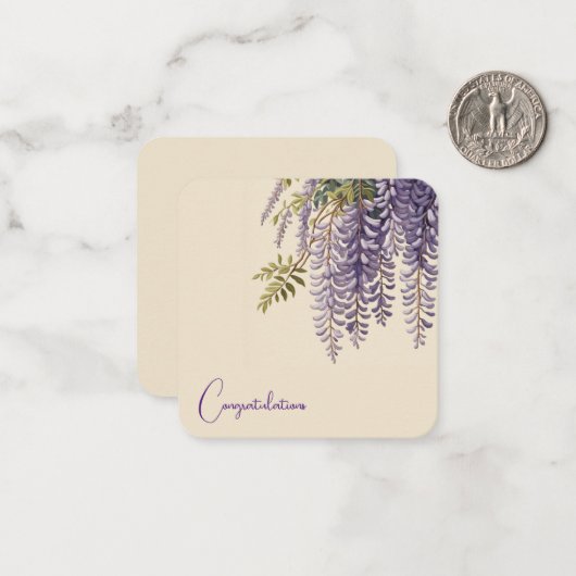 藤のカスタマイズ可能なノートカード ノートカード (正面/裏面インサイチュ)