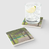 藤のペルゴラ ストーンコースター (横)