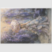 藤の中でフルレングスエテリアールポートレートアート 薄葉紙 (正面)